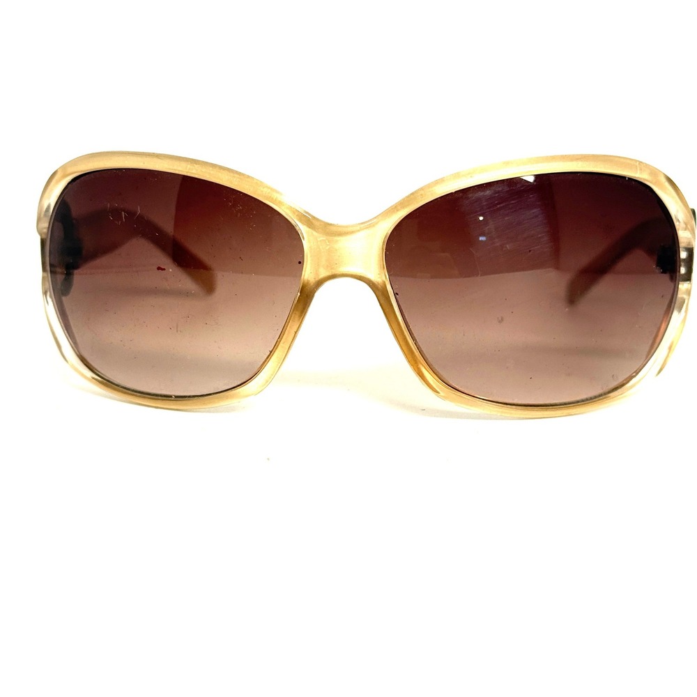 La Moda 298/11/300‎ Womens Gold Tone Oval Sunglasses Brown Gradient Lens
